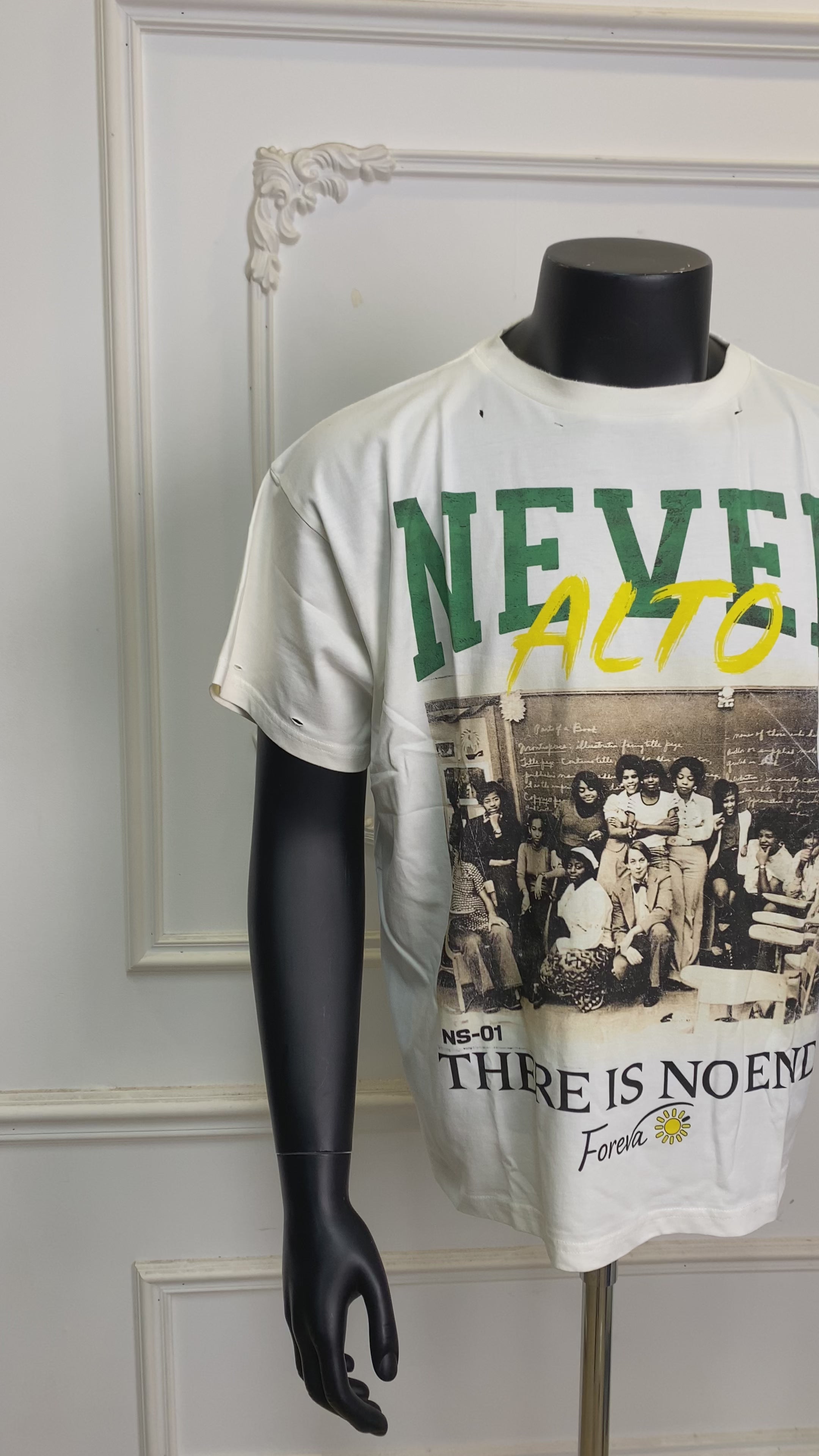 NEVER ALTO TEE - OFF WHITE