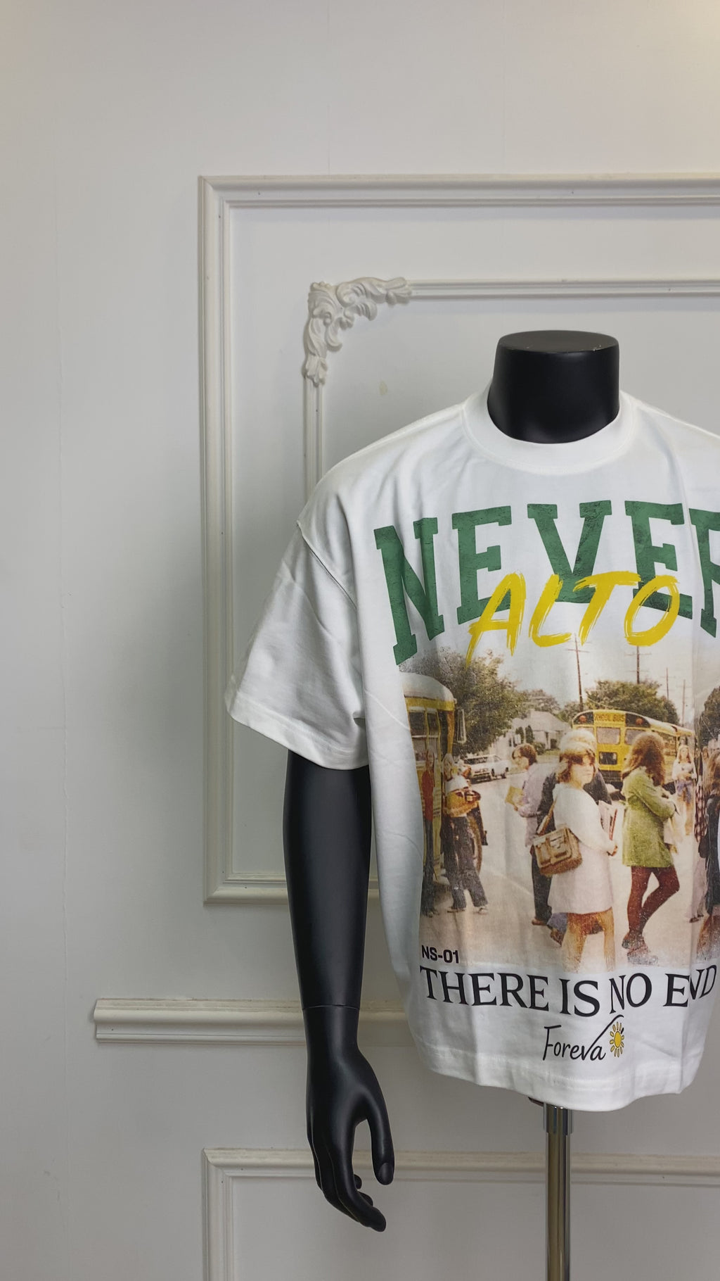 NEVER ALTO TEE - WHITE